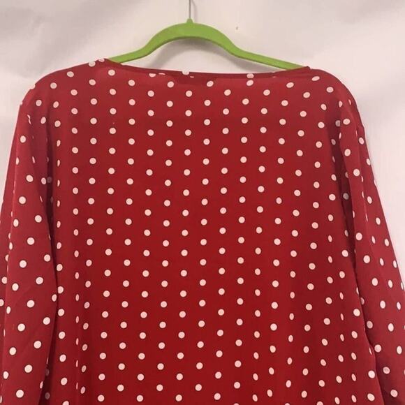 SHEIN CURVE POLKA DOT SUN  DRESS POCKETS SIZE 3XL - Picture 3 of 8